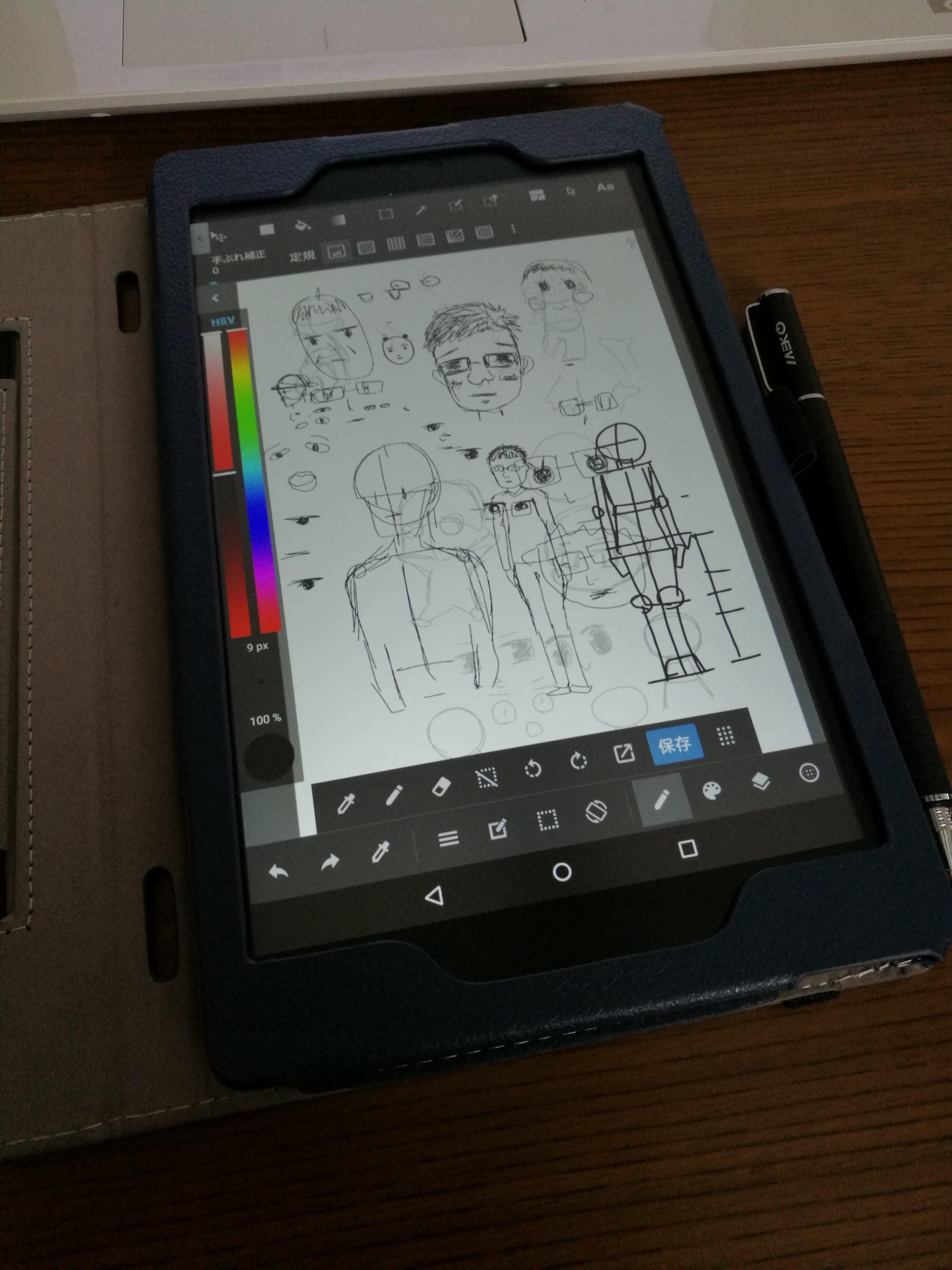 メディバンペイントタブレットにハマる私 チラシの裏に絵を描いてた頃を思い出しました 閏ハウス