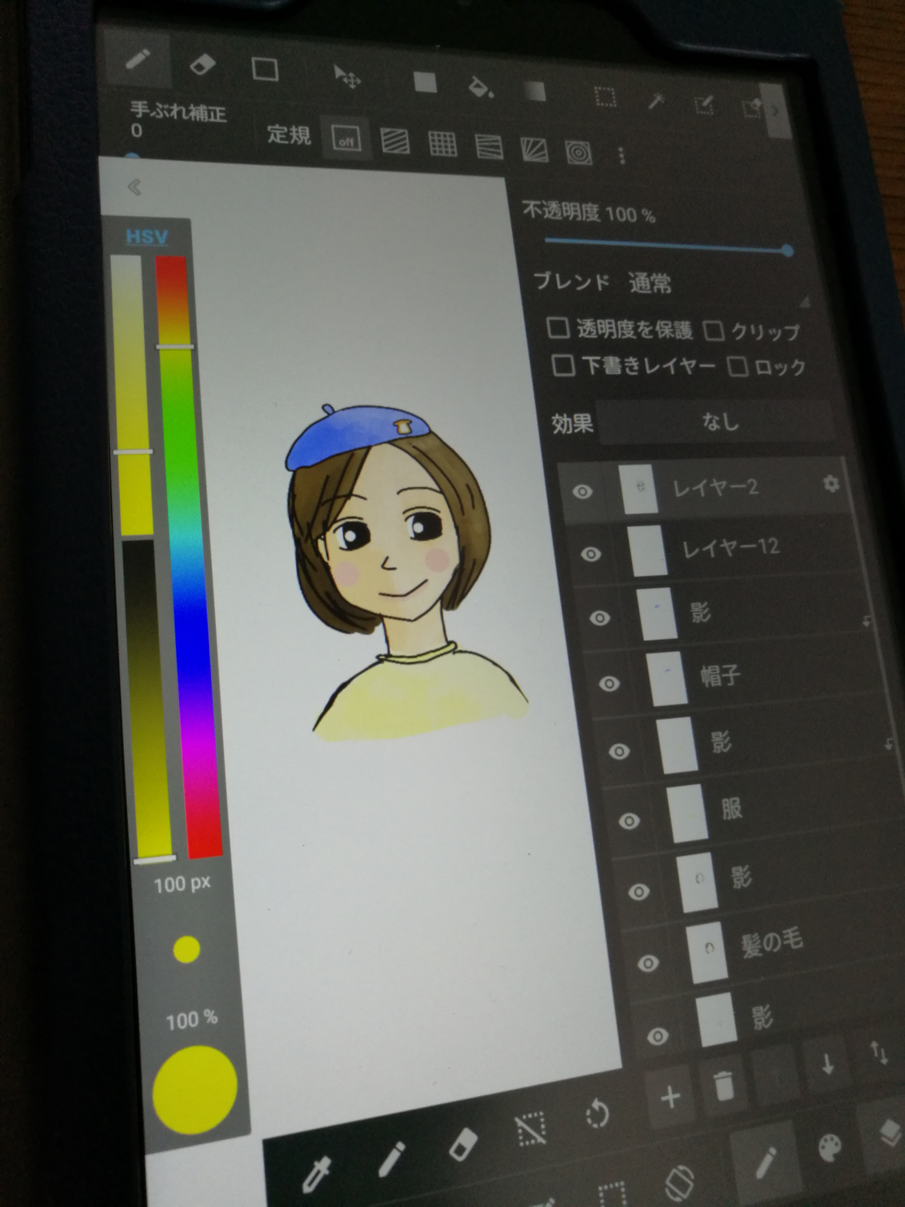 メディバンペイントタブレットにハマる私 チラシの裏に絵を描いてた頃を思い出しました 閏ハウス